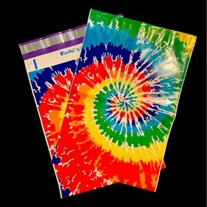 (16) 10X13 Tie dye polymailers